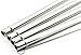 4 Pack Cocostraw for Bubba Hero 20 oz Silver Tumbler PerfectFIT 18/8 Stainless Steel Drinking Straws With Cleaning Brush