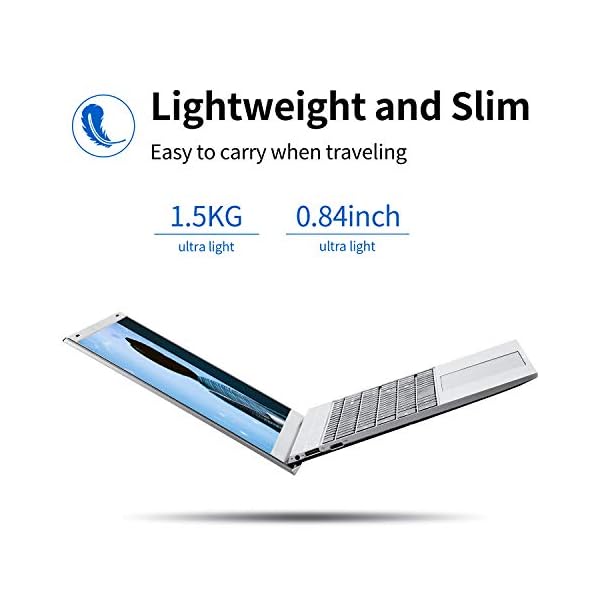 Laptop 15.6 inch, 1920x1080HD display, Intel J4115 CPU. 8GB RAM，256GB SSD，Windows 10（gray）