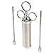 ETvalley Stainless Steel Meat Injector 5.9’’ Needles Kit with 2-oz Capacity Barrel and 2 Marinade Needles