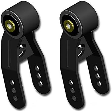 Clayton Off Road COR-1601900 - Adjustable Rear Shackles compatible with Jeep Cherokee XJ 1984-2001