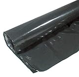 Warp Brothers 3CH10-B Poly Film, 10 ft x 25 ft, Black