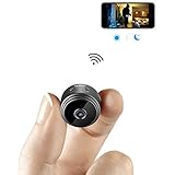 Mini Spy Camera WiFi Hidden Camera AOBO Wireless HD 1080P Indoor Home Small Spy Cam Security Cameras/Nanny Cam Built-in Battery with Motion Detection/Night Vision for iPhone/Android Phone/iPad/PC
