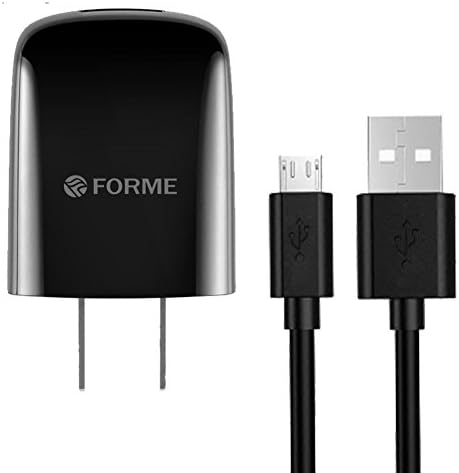 USB Wall Charger, Forme Charger Adapter, With 3.3ft Micro USB Charging Cable Cord for iPhone 7/6S/6S Plus/6 Plus/6/5S/5, Samsung Galaxy S7/S6/S5 Edge, LG, HTC, Sony, Moto X,Huawei