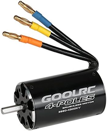 GoolRC High Performance 3660 4300KV 4 Poles Brushless Sensorless Motor for 800-1000mm RC Boat