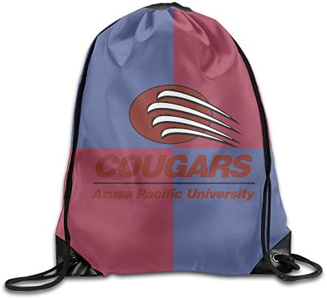 Unisex Azusa Pacific University Cougars Drawstring Backpack Gym Sack Pack