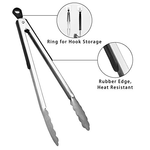 image for LuckIn 360° Clean BBQ Grill Brush Scraper, 18