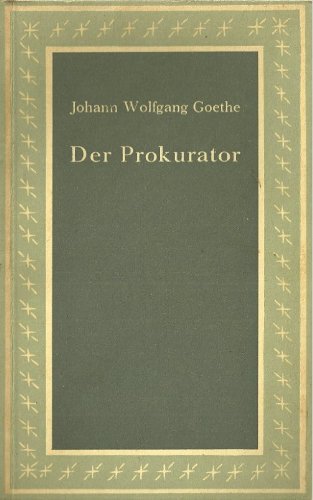 Der Prokurator - Die Verwirrung des jungen Ferdinand - Der ertrunkene Knabe
