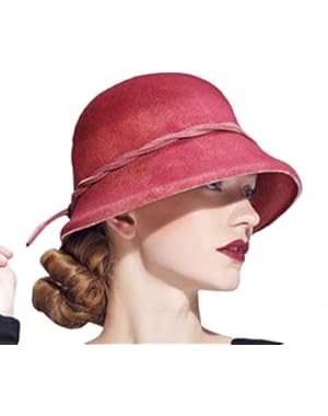 Women's Wool Curling Brim Bucket Hat Cap Fashion Homborg Bowler Hat