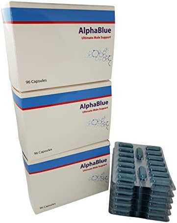 Alpha Blue Ultimate Male Support Formula for Performance Enhancement Energy Stamina and Endurance 700mg 96 Capsules (3)