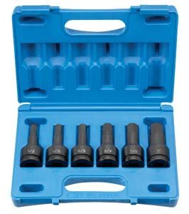 Image of Grey Pneumatic 8096H 3/4-Inch Drive Hex Driver set, 6-Piece by Grey Pneumatic