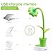 OCOOPA LED Desk Lamp, Kids Lamp with 12 LED Beads, Dimming Touch Control Light Flexible USB Rechargeable Reading light Eye-care Children Studying Lamp with Pencil Holder, 3W, Green