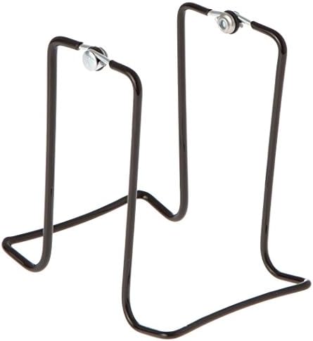 6 Gibson Holders 2X16B Adjustable Wire 2-Sided Easels- 3.75" W x 5" H with 1.5" display ledge, Black