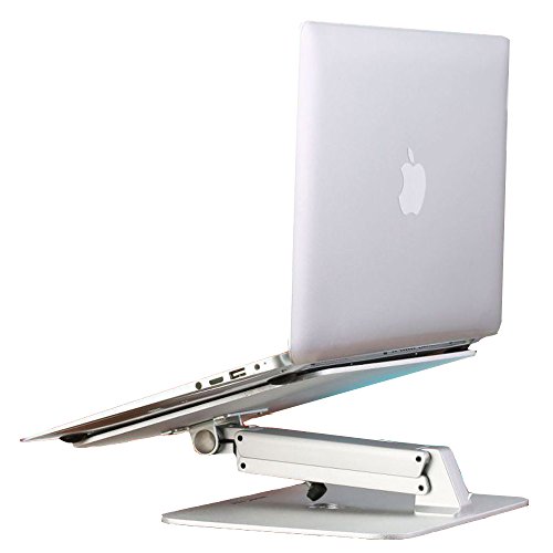 FUZADEL MacBook Pro Riser Laptop Stand for MacBook Pro/Air Stand, MacBook Stand/Mac Stand Aluminum Foldable Adjustable Laptop Stand for Mac Book/HP/Dell XPS.