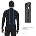 Mens Wetsuit Full Suit,Dark Lightning Long Sleeve Jumpsuit for Scuba Diving Surf Snorkeling, Thick and Warm Neoprene Wetsuit Men in 3mm and 5/4mm, Black