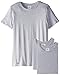 Lacoste Men's 3PK Supima Cotton Crew Neck TEE Shirt, Grey, M