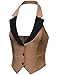 FPT Womens Stretchy Cropped Halter Vest LATTE MEDIUM