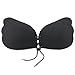 WEICHENS Butterfly Sticky Bra For Women Backless Strapless Dress Self Adhesive Push Up Silicone With Drawstring