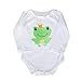 FEITONG Baby 3PC Unisex Climbing Clothes Baby Rompers Sets (18-24months, Light Green)