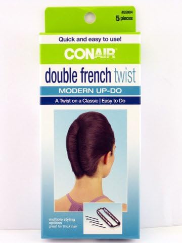 Amazon Com Conair Double French Twist Updo 5 Piece Kit Health