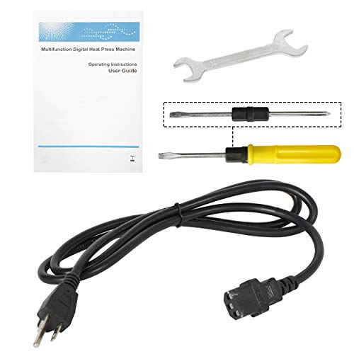 F2C Heat Press Combo 5 in 1 Heat Press Machine, Digital Multifunctional