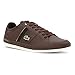 Lacoste Mens Chaymon Sneakers, Dark Brown/Black, 12