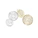FANKUTOYS 40 Pcs Silver Plated Spiral Bead Cages Pendants for Jewelry Making,Size 25mm,30mm Color Silver,Gold