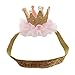 Baby Girl Princess Crown Headband Headwear for Photography Props Costume Party