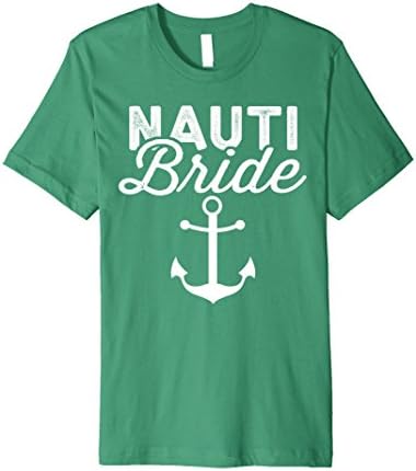Mens Nauti Bride Shirt - nautical bachelorette shirts Medium Kelly Green
