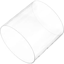 Clear Acrylic Plexiglass Tube - 7/8" OD X 3/4" ID X 12" Long | Thin Wall Lucite Round Tubing