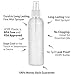 MoYo Natural Labs 4 oz Spray Bottles Fine Mist Empty Travel Containers, BPA Free HDPE Plastic for Essential Oils and Liquids/Cosmetics (Neck 20-410) (Pack of 6, HDPE Translucent White)