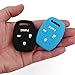 UTSAUTO Rubber Key Fob Cover Keyless Entry Shell Case Fob Rubber Key Skin Cover Fit For Honda Accord Civic CR-V 3+1 Buttons