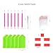 4 Pack Christmas 5D DIY Diamond Painting Full Drill Round, Picture Include Snowflower Christmas Deer Santa Claus Tree of Crystals for Festival Home Wall Decor (Christmas)