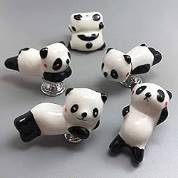 LD-YUNJIA Panda Drawer Pull Handle Ceramics Knobs