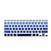 Litop® Blue Gradient Series Silicone Keyboard Cover Keyboard Skin for All MacBook Air 13