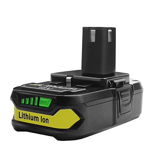 Bonadget 18V 2500mAh Lithium-Ion Replacement Battery Compatible with Ryobi Cordless Power Tools P100 P102 P103 P104 P105 P107 P107 P108 P109 P122 P507 BPL-1815 BPL-1820G BPL18151 BPL1820