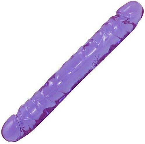 Double Dong SIL A Gel 12 Inch Purple