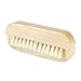 AnHua® 2PCS Hand Food Washing Fingernail Nail Brush Bristle & SPA Oil Massage Brush, Wood Handle & Natural Bristle Manicure Brush