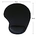 Suriora Mouse Pad, Comfort Silica Gel Wrist Rest Support Mouse Pad for Computer Pc/Laptop （Black）