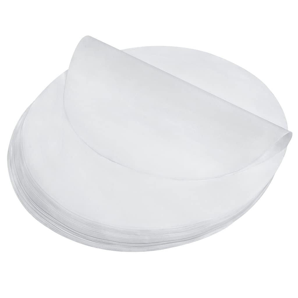 8 Inch Baking Parchment Circles，100 Pcs Round Cake Liners Baking Parchment Paper Non Stick Rounds Greaseproof Paper Sheets for Cake Tins Patty Separating Air Fryer Liners