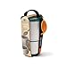Black+Blum Lunch Pot Leak Proof, Round Food Snack Storage Pot, Perfect for Lunch on The Go, 2 x Watertight Stackable Containers with ‘Spork’, Ocean