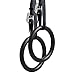REEHUT Gymnastic Rings with Adjustable Straps, Metal Buckles & Ebook - Home Gym (Set of 2) - Non-Slip - Great for Workout, Strength Training, Fitness, Pull Ups and Dips, Ebook Included