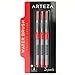 Arteza Water Brush Pens - Self-moistening - Portable (Fine Tips, Set of 3)