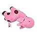 SMTSMT Giraffe Dear Soft Plush Toy Animal Dolls Baby Kid Birthday Party Gift-Pink