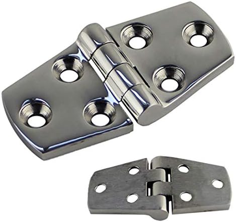 DONGMAO Heavy Duty SS 316 marine grade cast Boat Caravan RV Deck Cabinet Drawer Door Strap Butt Hinge Hardware 6 holes
