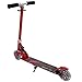 Goplus Folding Kick Scooter for Kids Deluxe Aluminum 2 Wheels Glider Adjustable Height with LED Light Up Rear Wheel for Girls and Boys (Red)