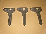 VOLKSWAGEN BUS TRANSPORTER 3 KEY BLANKS 1971 1972 1973 1974 1975 1976 1977 1978 1979