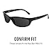 Revant Replacement Lenses for Ray-Ban RB4115 57mm sunglasses, UV Protection, Anti-Scratch and Impact Resistant, Polarized Stealth Black
