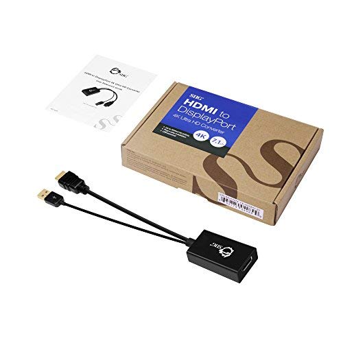 SIIG 4Kx2K HDMI to DisplayPort Converter Adapter for HDMI Equipped