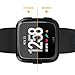 [6 Pack] SPARIN Screen Protector for Fitbit Versa/Versa Lite Edition Smartwatch - Upgraded Tempered Glass/Scratch Resistant/Bubble Free