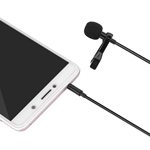 Micro cravate mains libres à clipser 3,5 mm à condensateur omnidirectionnel pour appareil photo reflex numérique iPhone Android Sangsung Sony PC ordinateur portable enregistreur